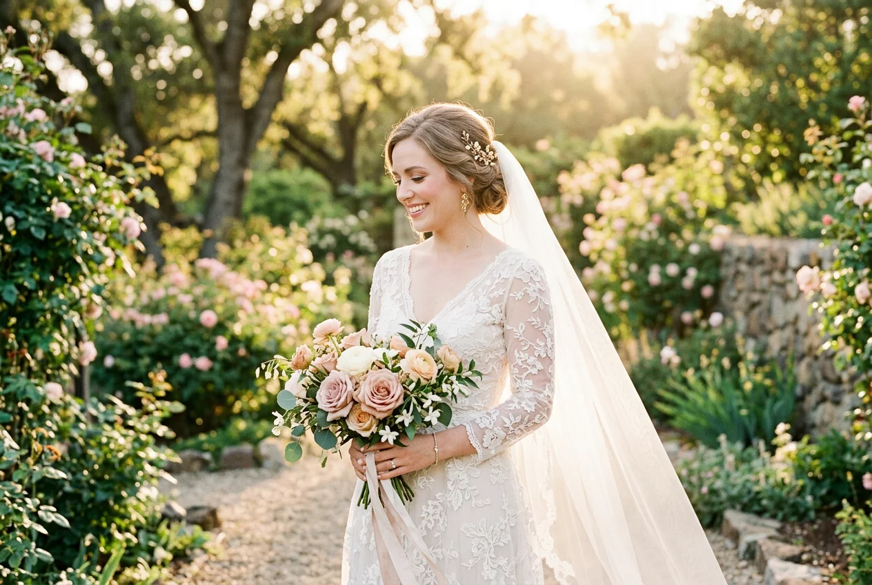 Bridal Transformation: Classic Elegance for a Summer Wedding